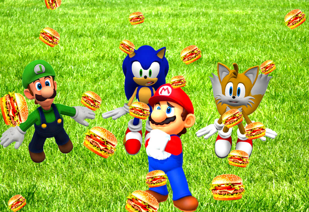 (MaS: It's Raining Food) Raining Burgers Scene by Markendria2007 on ...