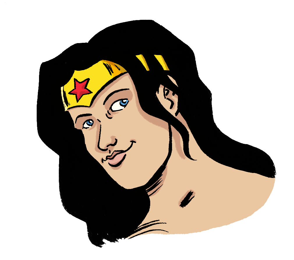 Wonder Woman Color Sketch