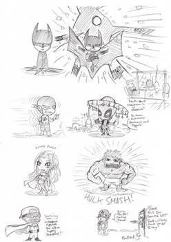 Chibi heroes