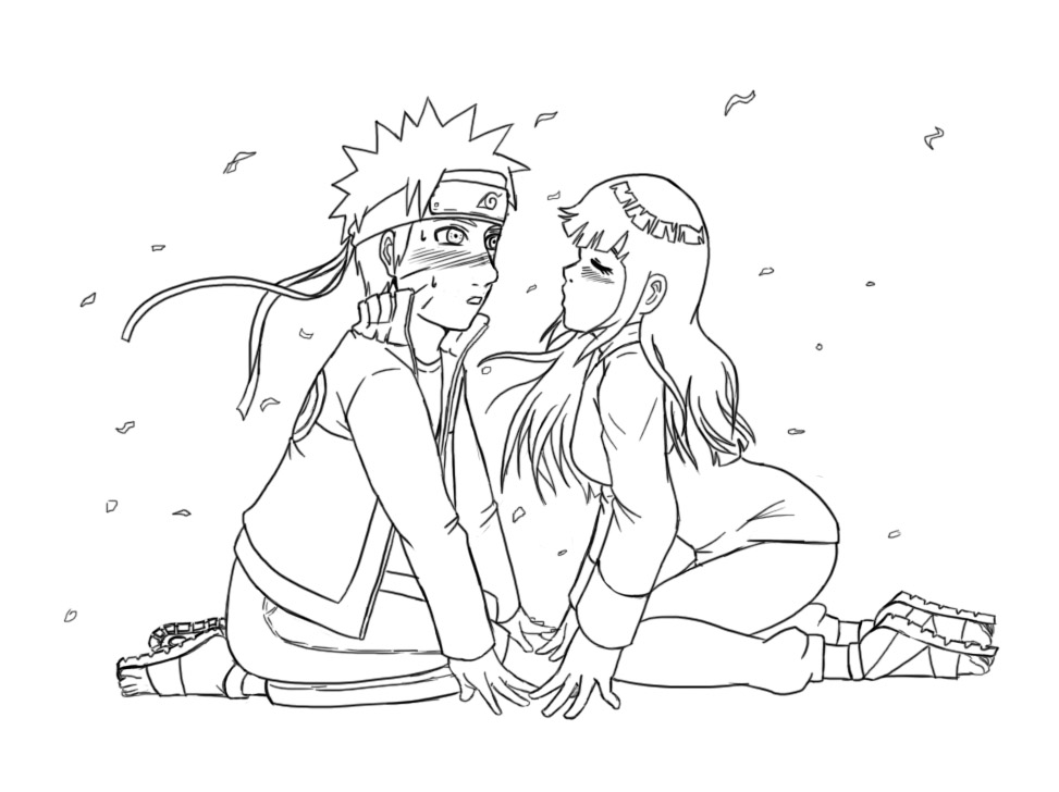 NaruHina kiss me