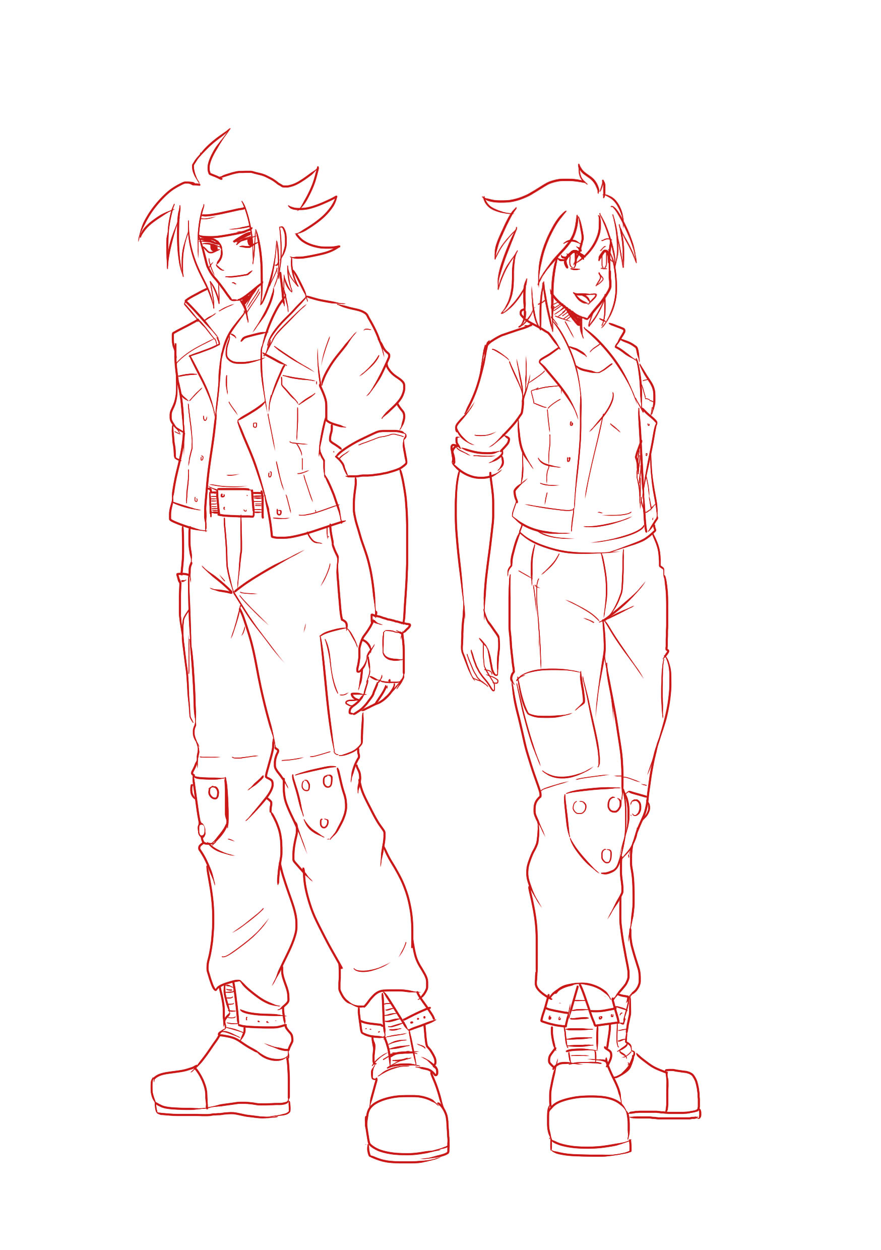 1 Domon and Allenby on Tekkadan uniform