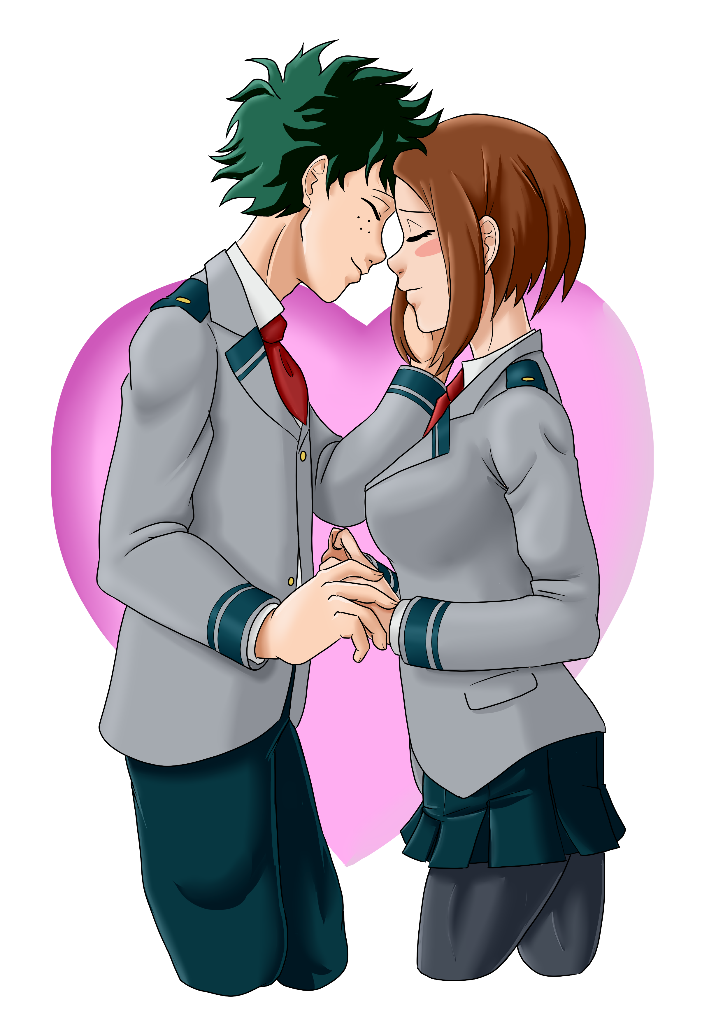 Speed Paint - Izuku and Ochacu Moment MHA