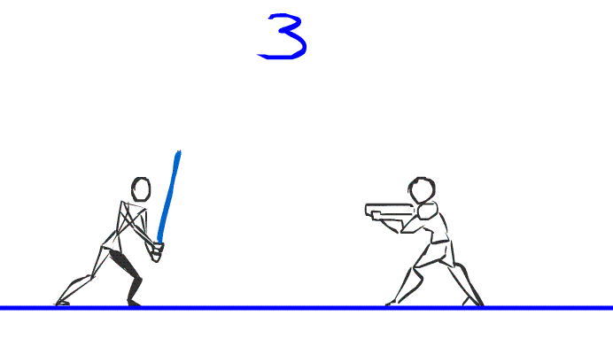 Lightsaber Stickman GIF - Lightsaber Stickman Fighting - Discover & Share  GIFs