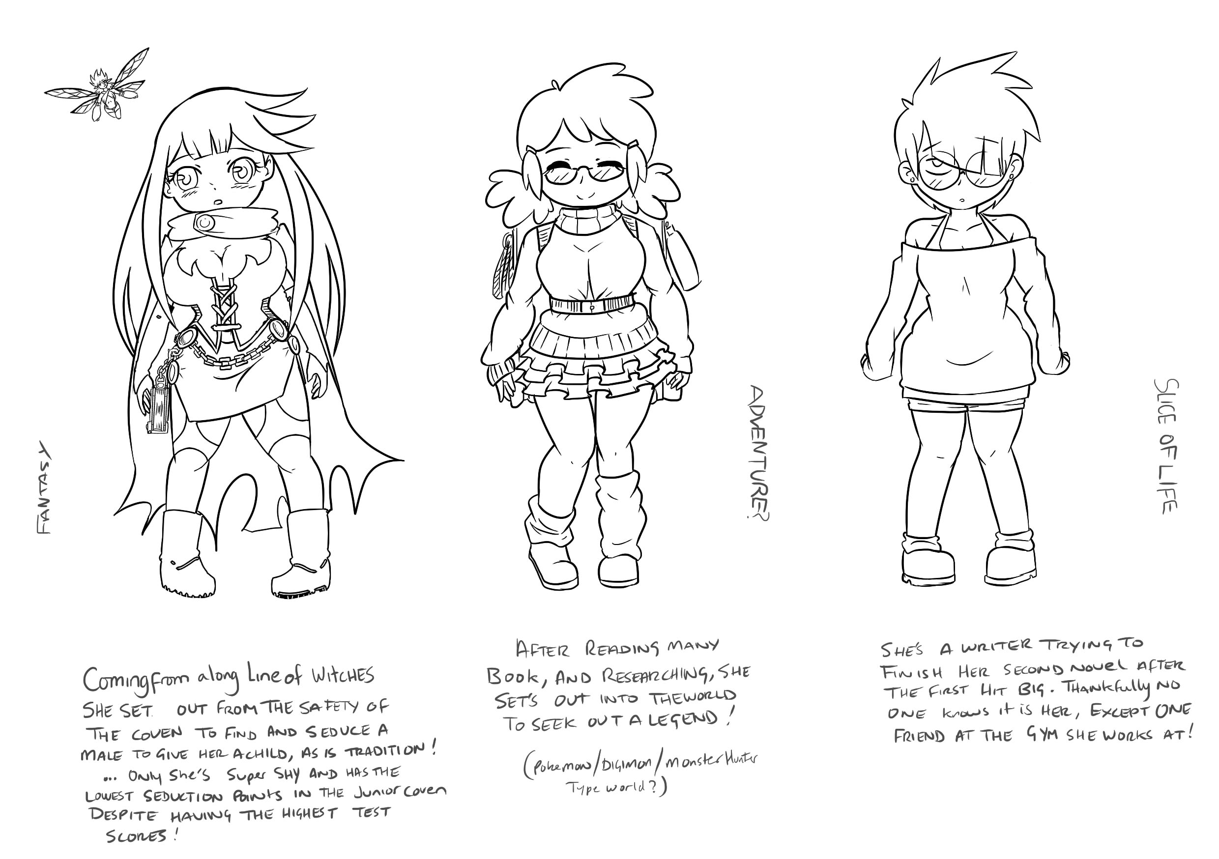 oc ideas!  Chibi anime kawaii, Club design, Character design