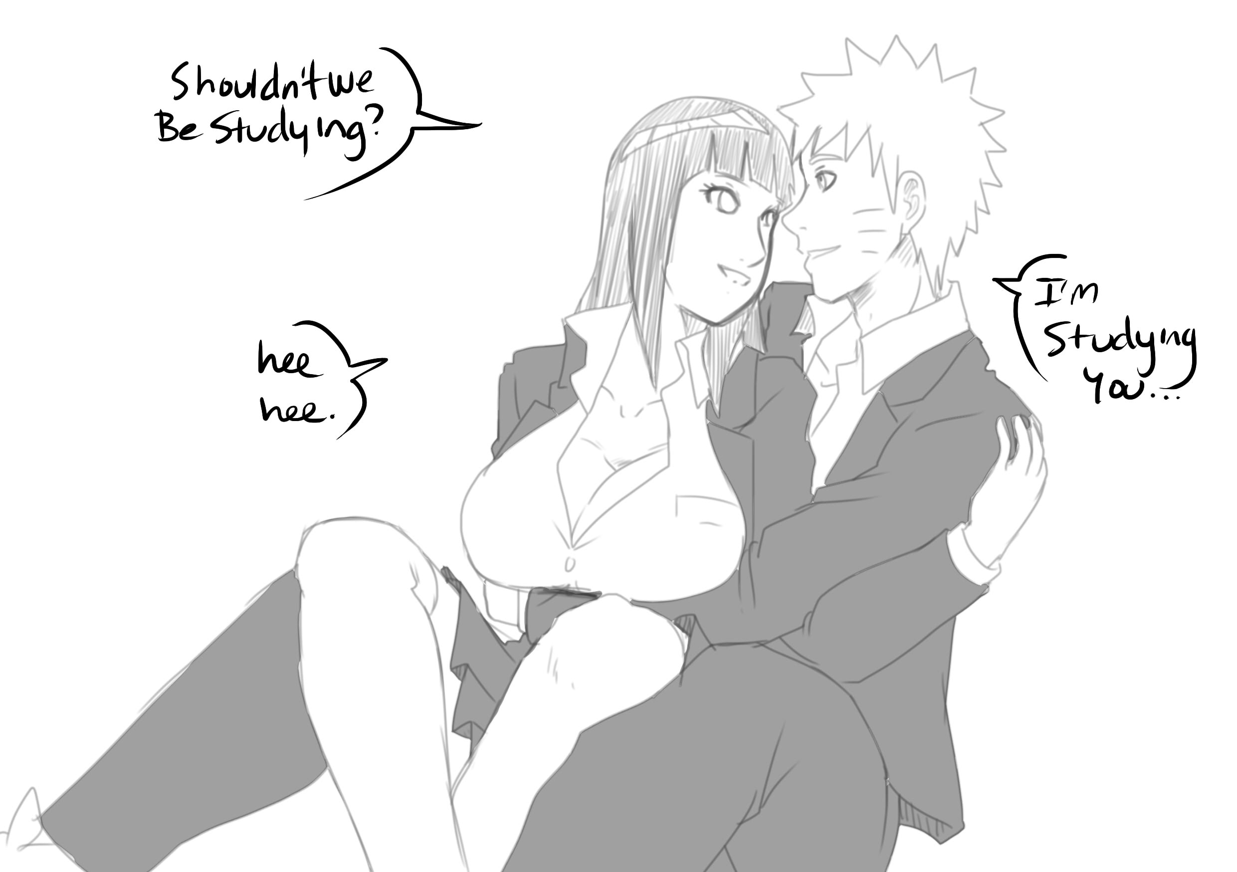 Sketch Theme Couples 01 Naruto Hinata By Mattwilson On Deviantart