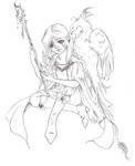 .:: elven girl ::. by HypnoticRose