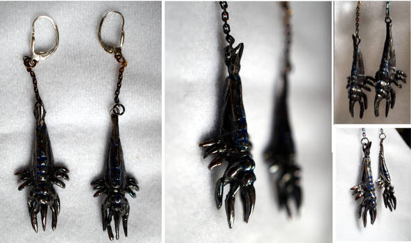 Mass Effect Reaper earrings V2