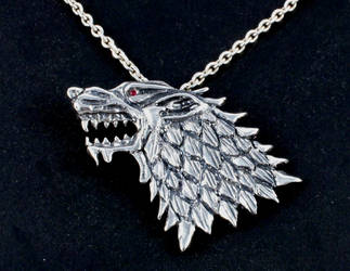 Game of Thrones direwolf pendant