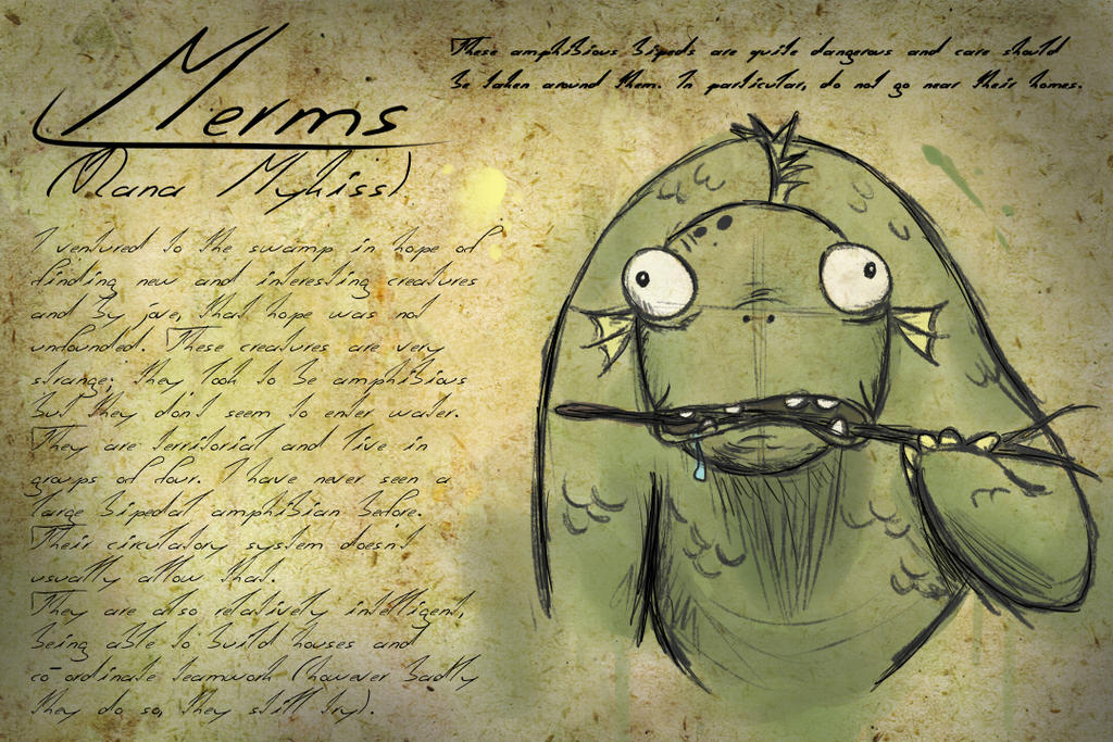 Merms Text Field Journal: Merms by SigmaElain on DeviantArt