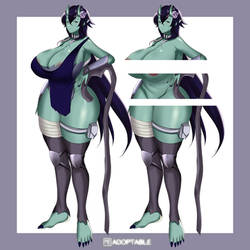 [CLOSED] Auction NSFW Adoptable #26 Orc lady