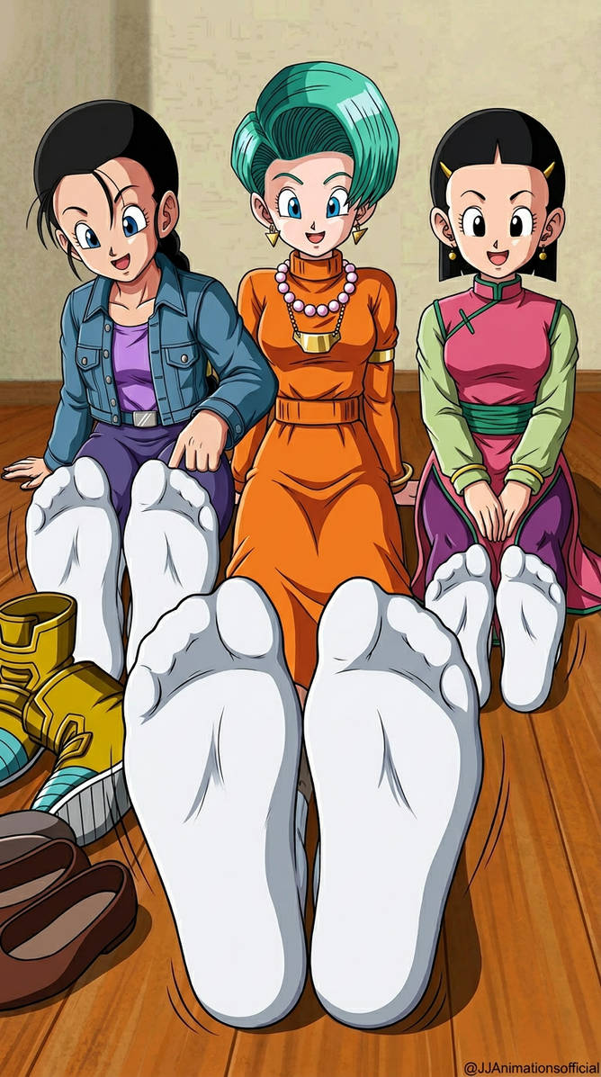 Bulma Videl And Chichi Gt Socked Feet By JJAnimationsoffical On DeviantArt bulma-videl-and-chichi-gt-socked-feet-by-jjanimationsoffical-on-deviantart