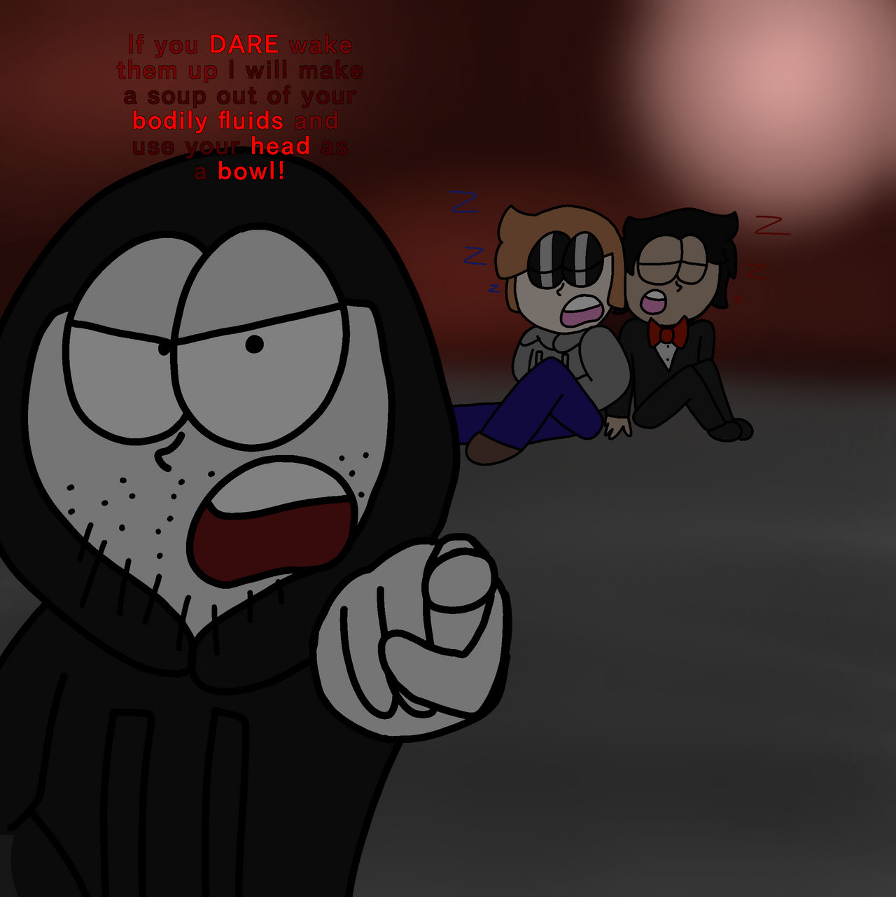 Do not disturb by RascalTheWeirdo on DeviantArt