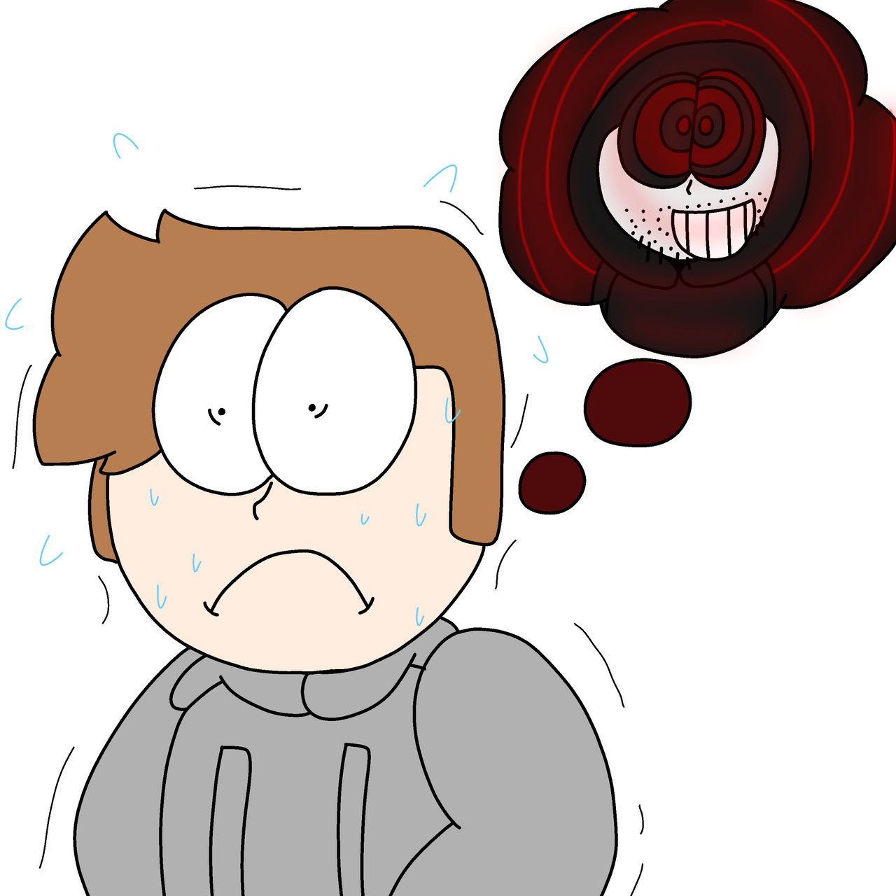 Traumatizing thoughts by RascalTheWeirdo on DeviantArt