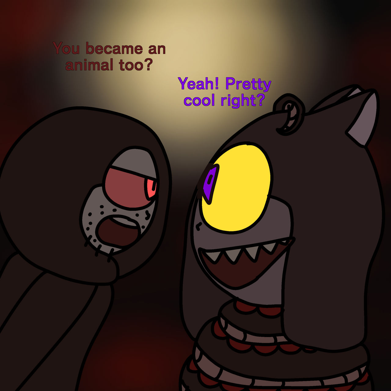 Moonlight meeting by RascalTheWeirdo on DeviantArt