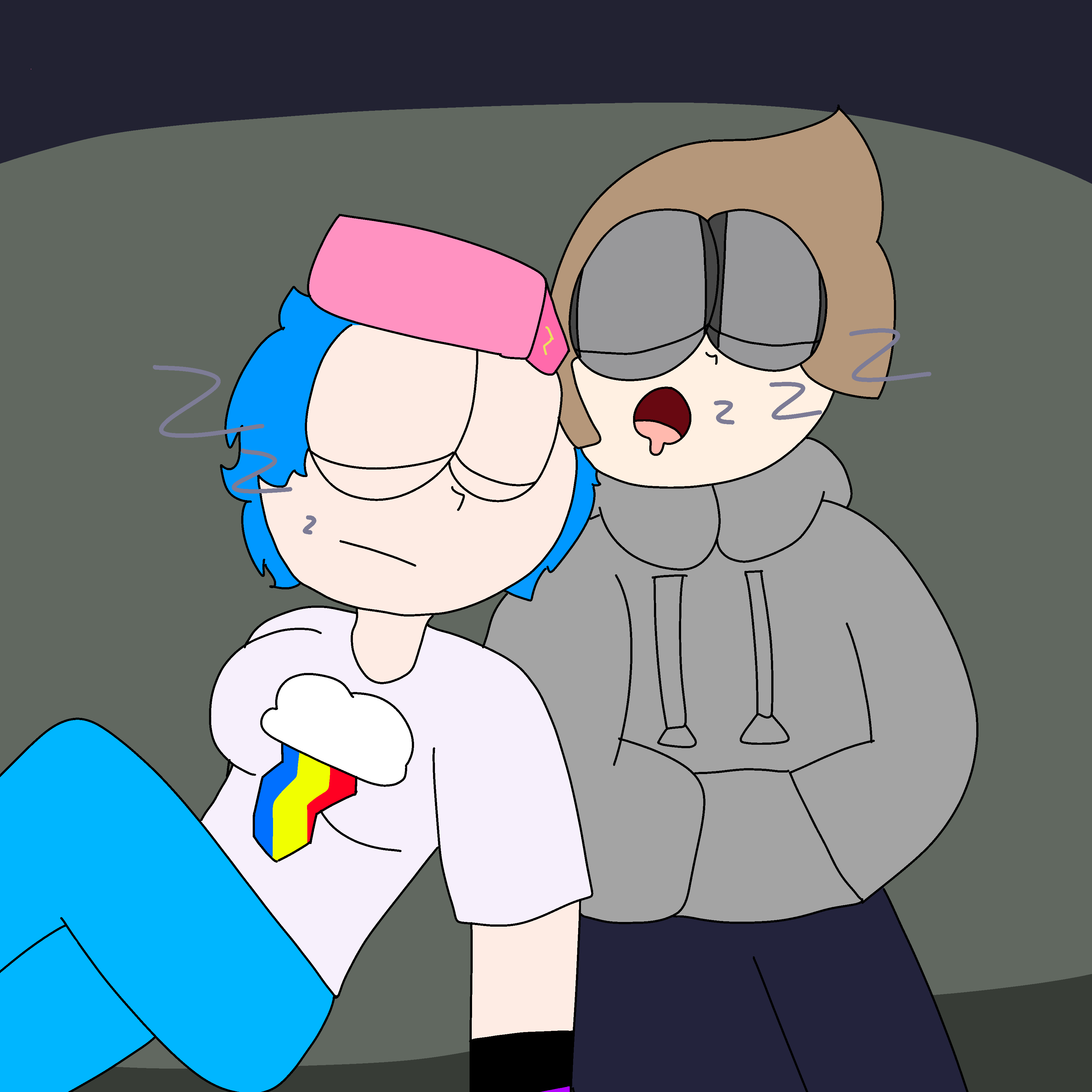 Sleepover by RascalTheWeirdo on DeviantArt