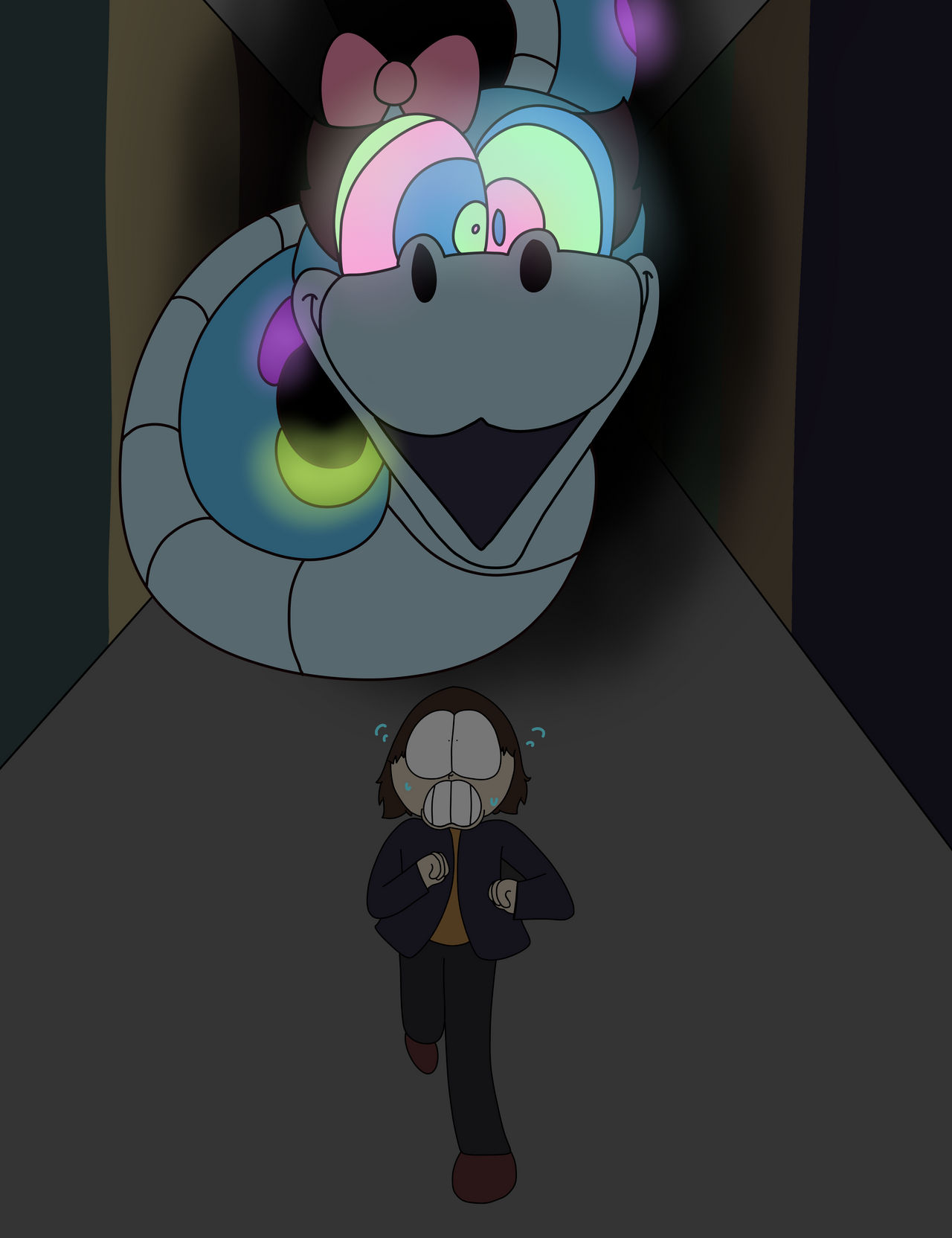 Chased by RascalTheWeirdo on DeviantArt