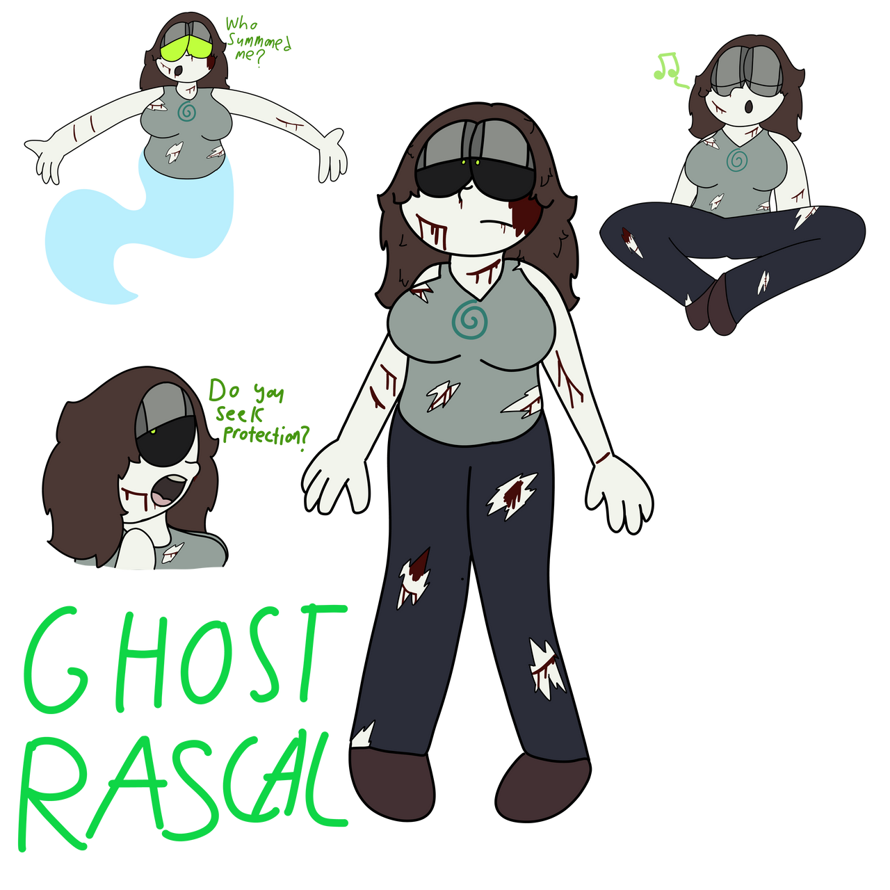 Ghost Rascal by RascalTheWeirdo on DeviantArt