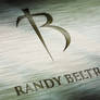 Randy Beltran Monogram Logo Emboss Metal Mockup