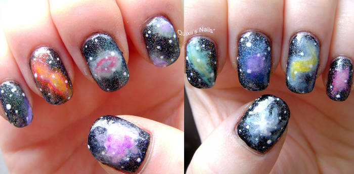 Galaxy Nail Art