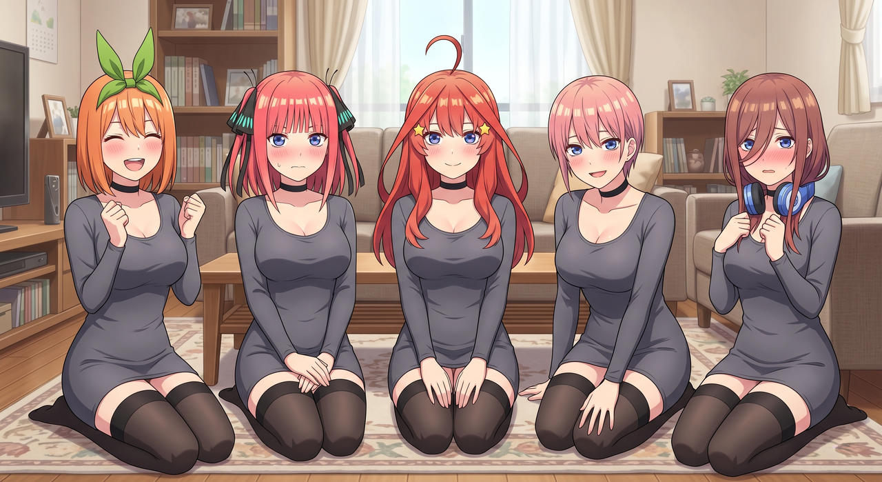 Nakano Sisters Welcome You By DoctorPeanut On DeviantArt nakano-sisters-welcome-you-by-doctorpeanut-on-deviantart
