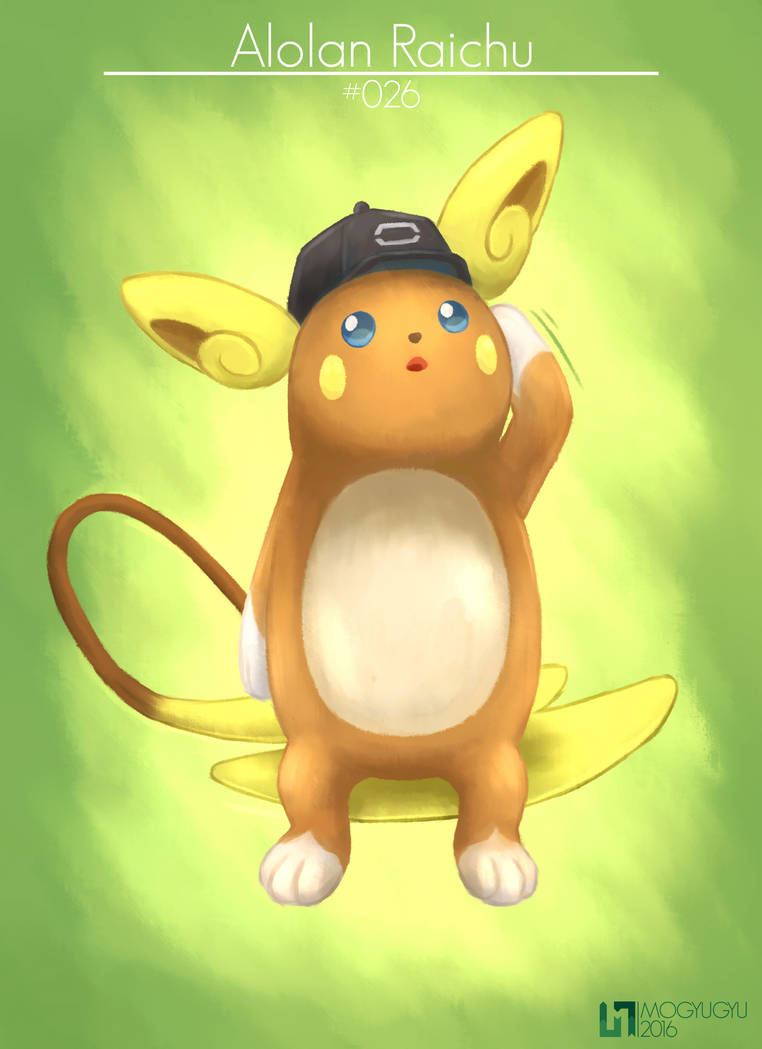 Aloha Ryeahchu Alolan Raichu by Mogyugyu on DeviantArt
