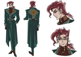 kakyoin character outfit 2 Sheet Back