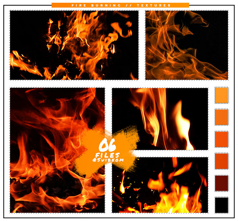 TEXTURE PACK 4 - FIRE BURNING by xSuibeom on DeviantArt