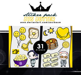 STICKER PACK 81 - BTS BUTTER SPECIAL