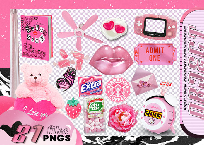 OBJECT PACK 8 - RANDOM PINK PNG by xSuibeom on DeviantArt