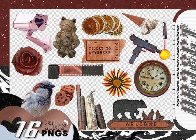 OBJECT PACK 18 - RANDOM PNG by xSuibeom on DeviantArt