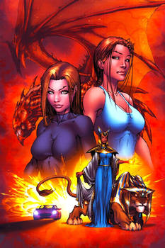 Tomb Raider Witchblade TPB cvr