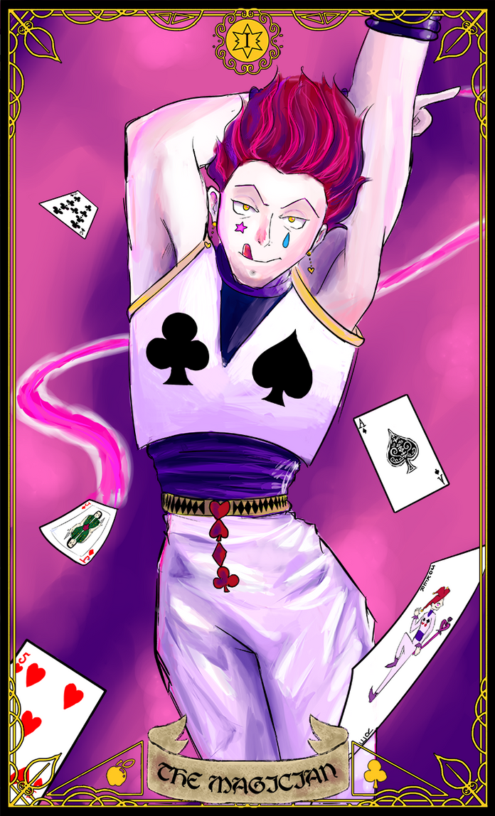 Hunter x Hunter Tarot 1 - The Magician (Hisoka) by k8bit on DeviantArt