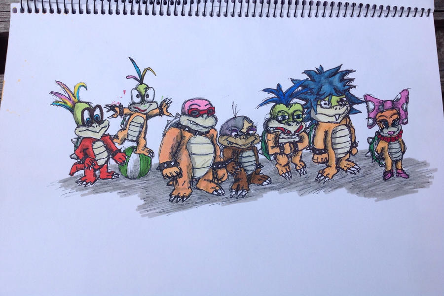Koopalings cartoon version by rocket6 on DeviantArt