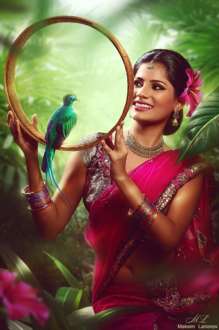 Indian girl by Maksim-Larionov on DeviantArt
