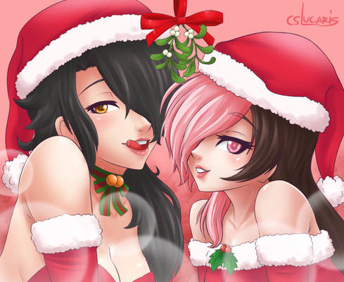 Cinder and Neo Mistletoe