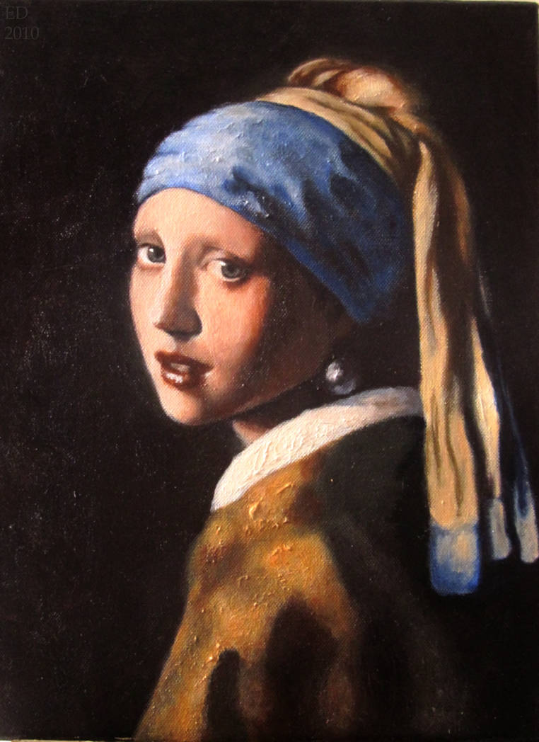 The Girl with a pearl earring by EmilieDionne