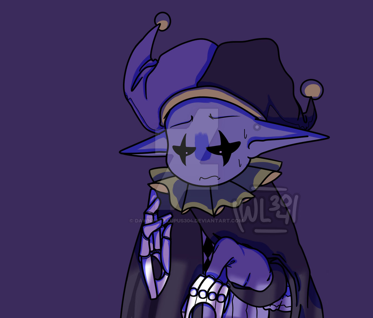 Jevil by DawnyalaLupus304 on DeviantArt