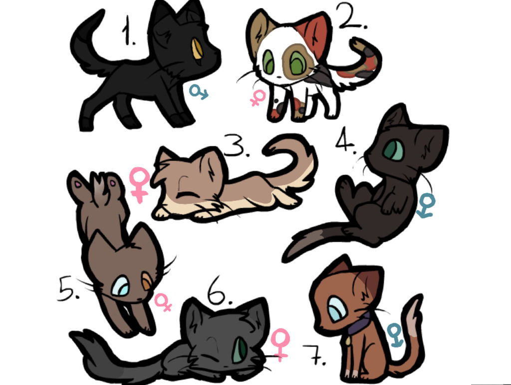 OC Designs #1 by mistclanners on DeviantArt