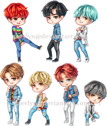 BTS DNA chibi