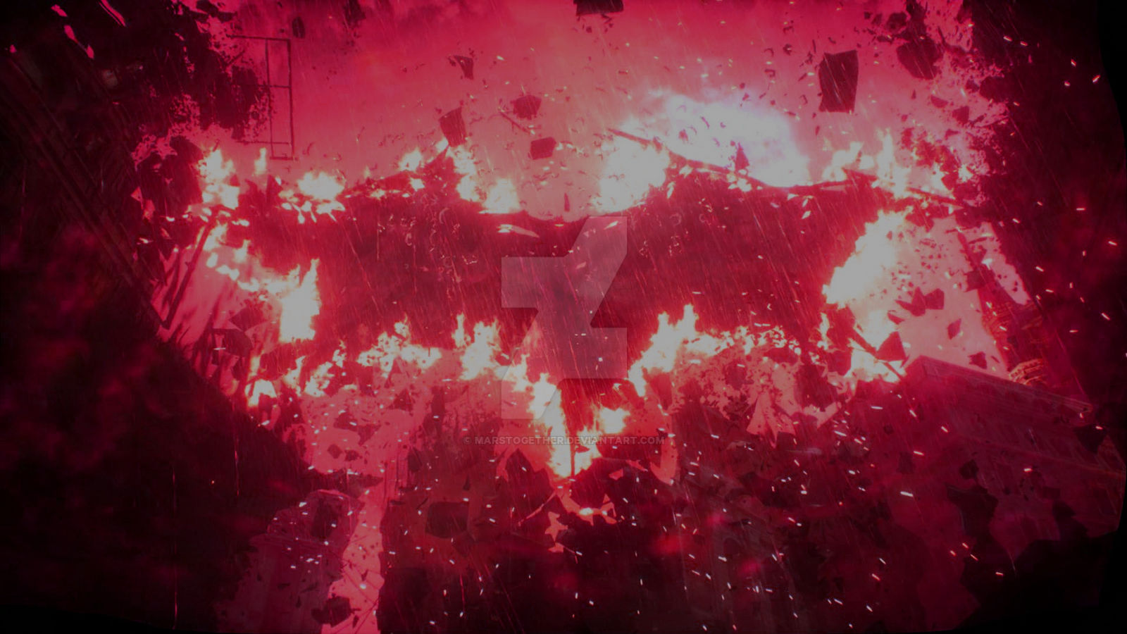 Batman Arkham Knight Batman Explosion by marstogether on DeviantArt