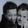 Robert Downey jr and Jude Law