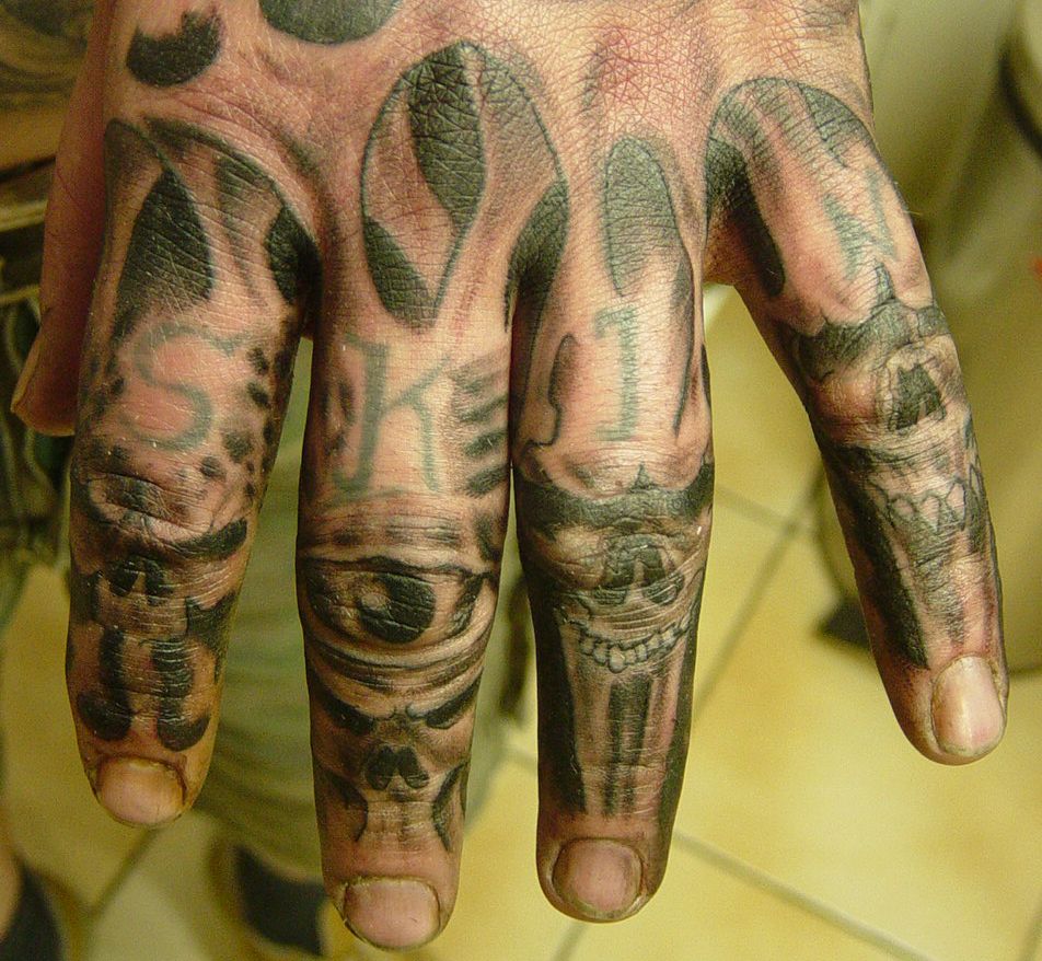 Hand Horror Tattoo