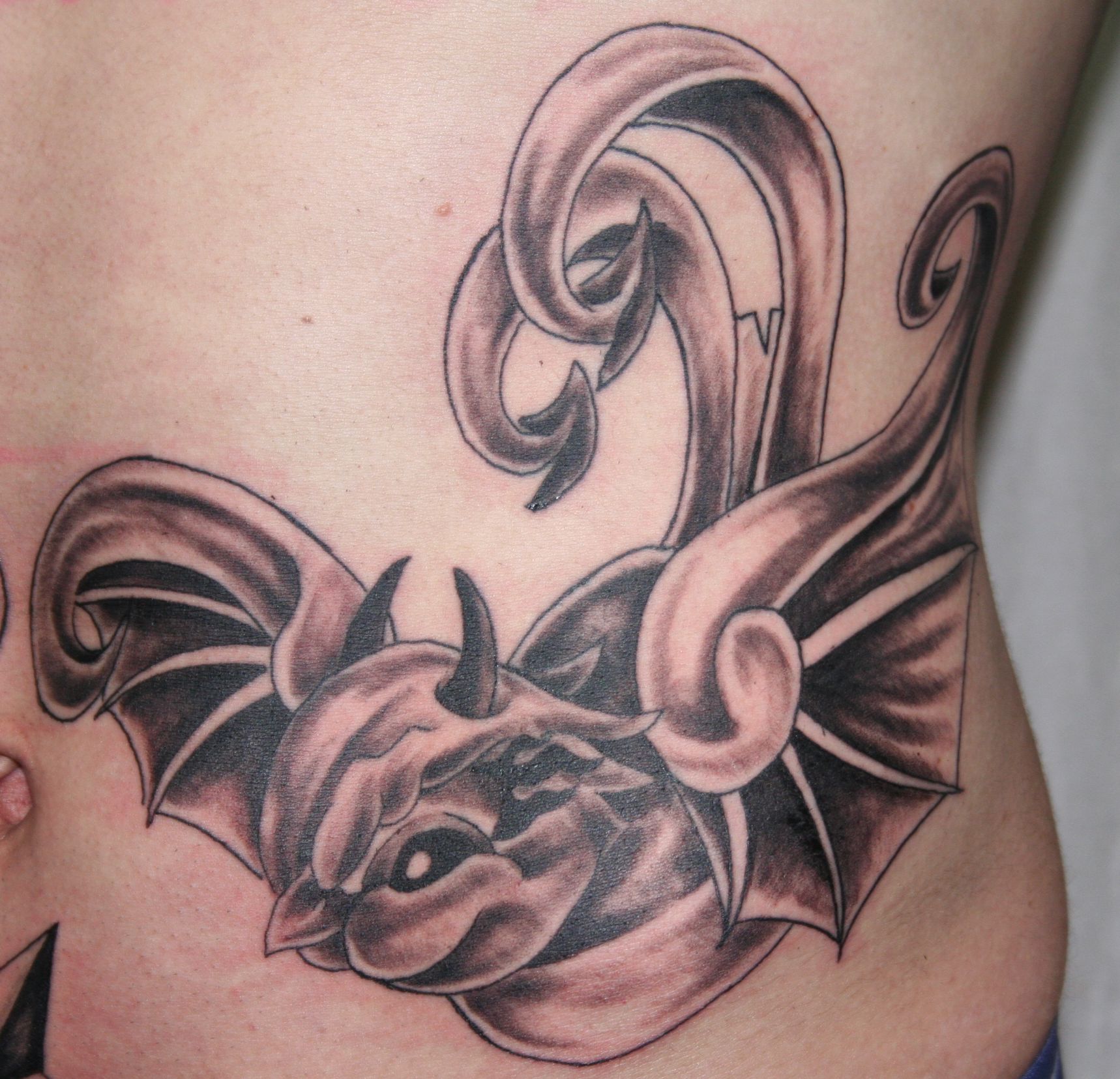 Devil swallow Tattoo