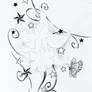 StarsFlowerTribalTattooDesign