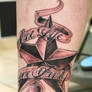 Nautic Star Letter Sign Tattoo