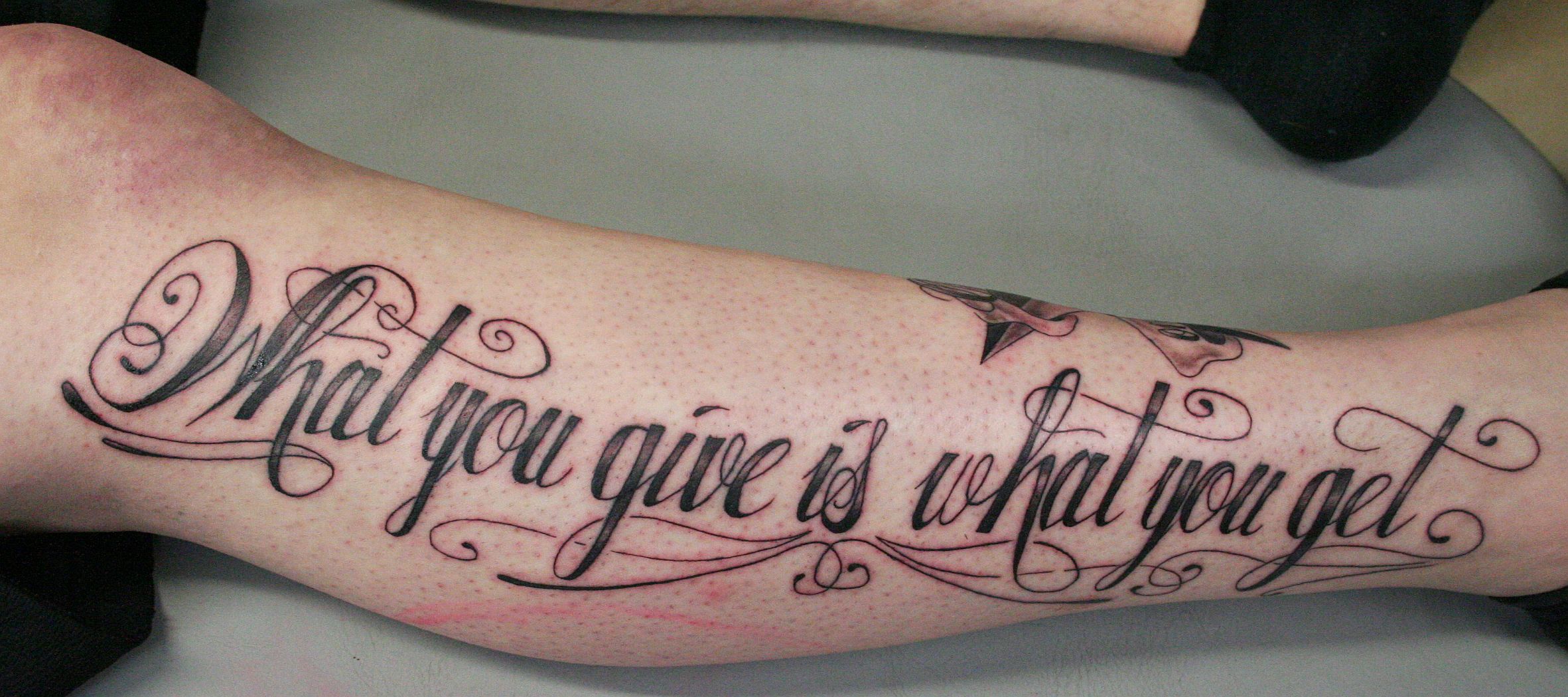 Signature Arm Lettering tattoo by Galata Tattoo  Best Tattoo Ideas Gallery