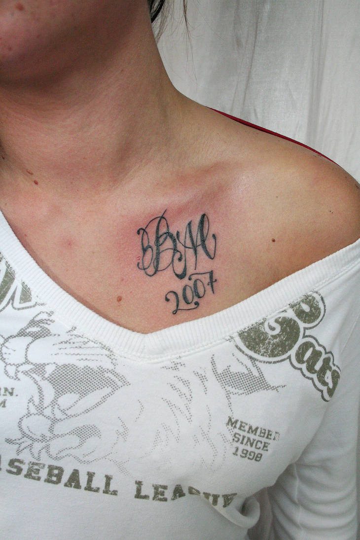 Script Letter Numbers Tattoo by 2FaceTattoo on DeviantArt