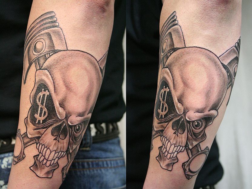 new school skull tattoo drawings