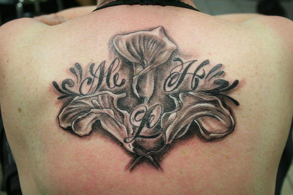 Flower Chicano Letter Tattoo By 2Face Tattoo On DeviantArt flower-chicano-letter-tattoo-by-2face-tattoo-on-deviantart