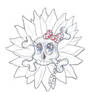 Girly Skull Flower